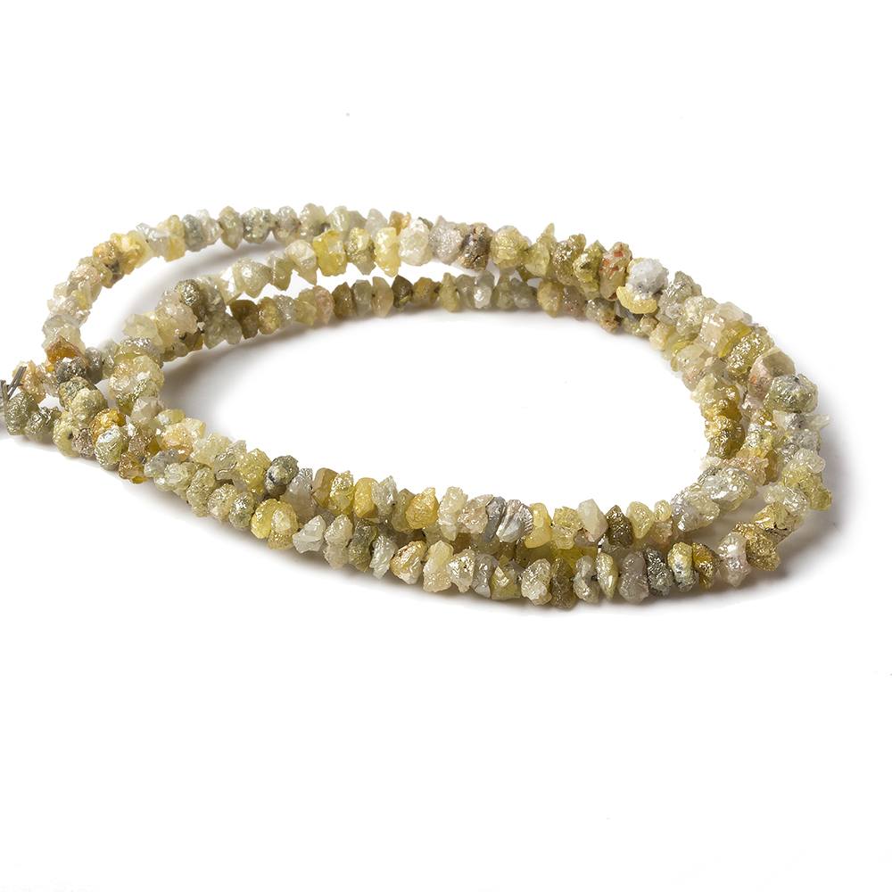 2.5x2-3x2mm Yellow Diamond crystal nugget beads 15 inch 220 pieces (ONLINE ORDER ONLY)
