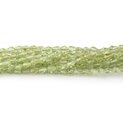 2.5x2-4x2.5mm Peridot Straight Drilled Faceted Tear Drops 14 inch 96 beads (ONLINE ORDER ONLY)