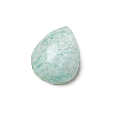 25x20mm Medium Amazonite Faceted Pear Focal Pendant Bead 1 piece (ONLINE ORDER ONLY)