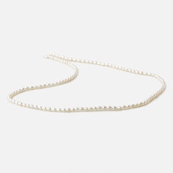 3x4mm Off White straight drilled Oval freshwater pearls 15.5 inch 120 pieces A (ONLINE ORDER ONLY)