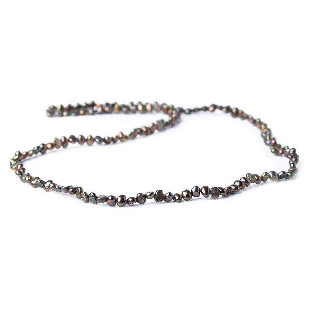 2.5x4mm Bronze Freshwater Pearl Side Drilled Baroque 15 inch 132 pcs (ONLINE ORDER ONLY)