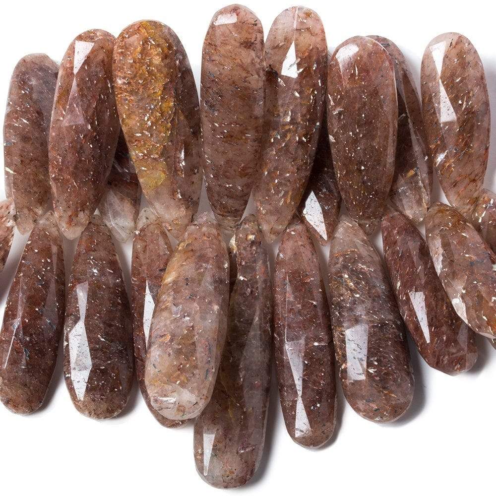 26- 42mm Ferrous Quartz Elongated Pear Beads 3 inch 21 pieces (ONLINE ORDER ONLY)