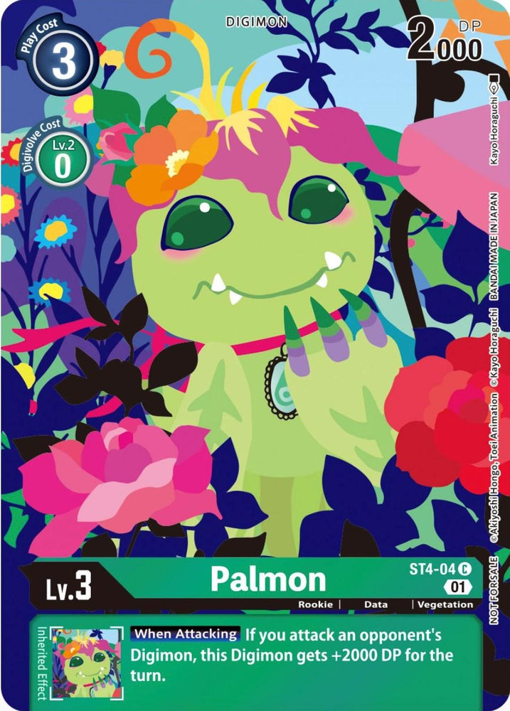 Palmon [ST4-04] (Tamer's Card Set 2 Floral Fun) [Starter Deck: Giga Green Promos] (ONLINE ORDER ONLY)