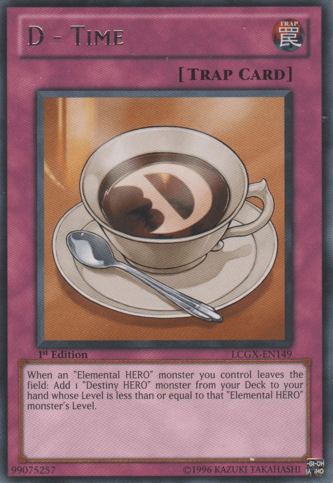 D - Time [LCGX-EN149] Rare (ONLINE ORDER ONLY)