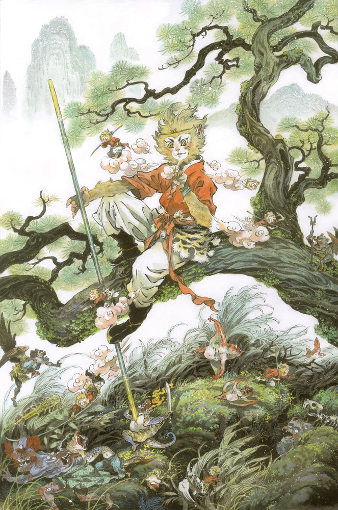Monkey Prince #1 (Of 12) C Team Zao Dao Card Stock Variant (Net) (250 Copy Min Order) (02/01/2022) Dc (ONLINE ORDER ONLY)