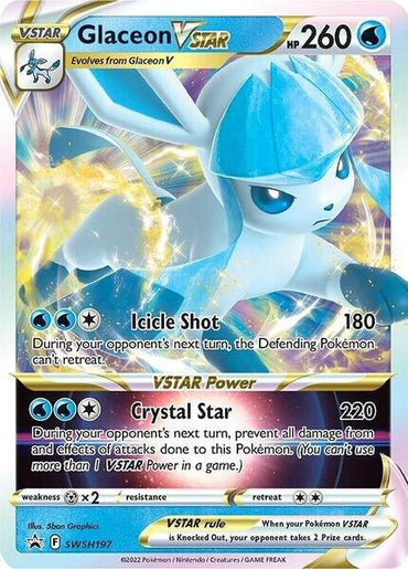 Glaceon VSTAR (SWSH197) [Sword & Shield: Black Star Promos] (Online Only)