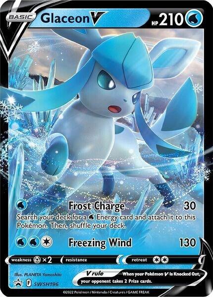 Glaceon V (SWSH196) [Sword & Shield: Black Star Promos] (Online Only)