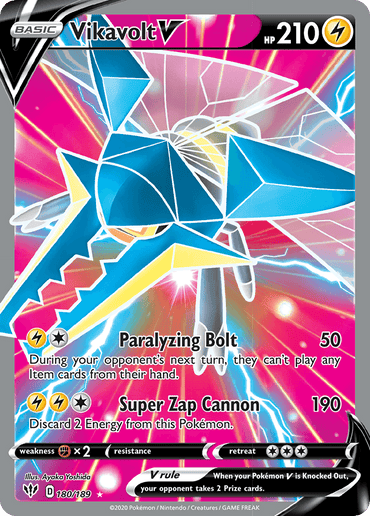 Vikavolt V (180/189) [Sword & Shield: Darkness Ablaze] (Online Only)