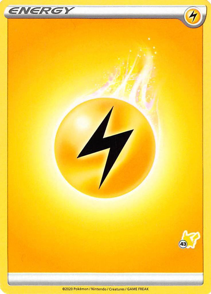 Lightning Energy (Pikachu Stamp #43) [Battle Academy 2022] (Online Only)