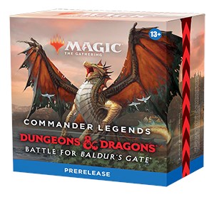Commander Legends: Battle for Baldur's Gate - Prerelease Pack [CLB] (ONLINE ORDER ONLY)