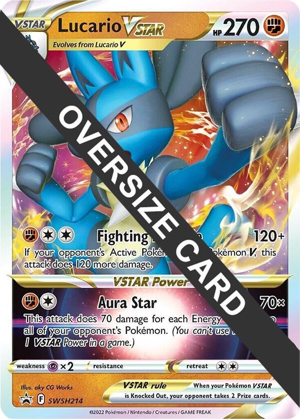 Lucario VSTAR (SWSH214) (Jumbo Card) [Sword & Shield: Black Star Promos] (Online Only)