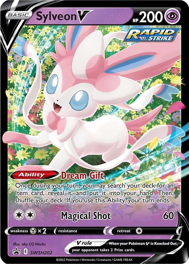 Sylveon V (SWSH202) [Sword & Shield: Black Star Promos] (Online Only)