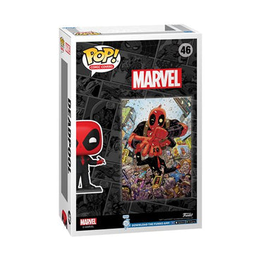 Deadpool (2015) #1 Deadpool in Black Suit Funko Pop! Comic Cover Figure #46 with Case (ONLINE ORDER ONLY)