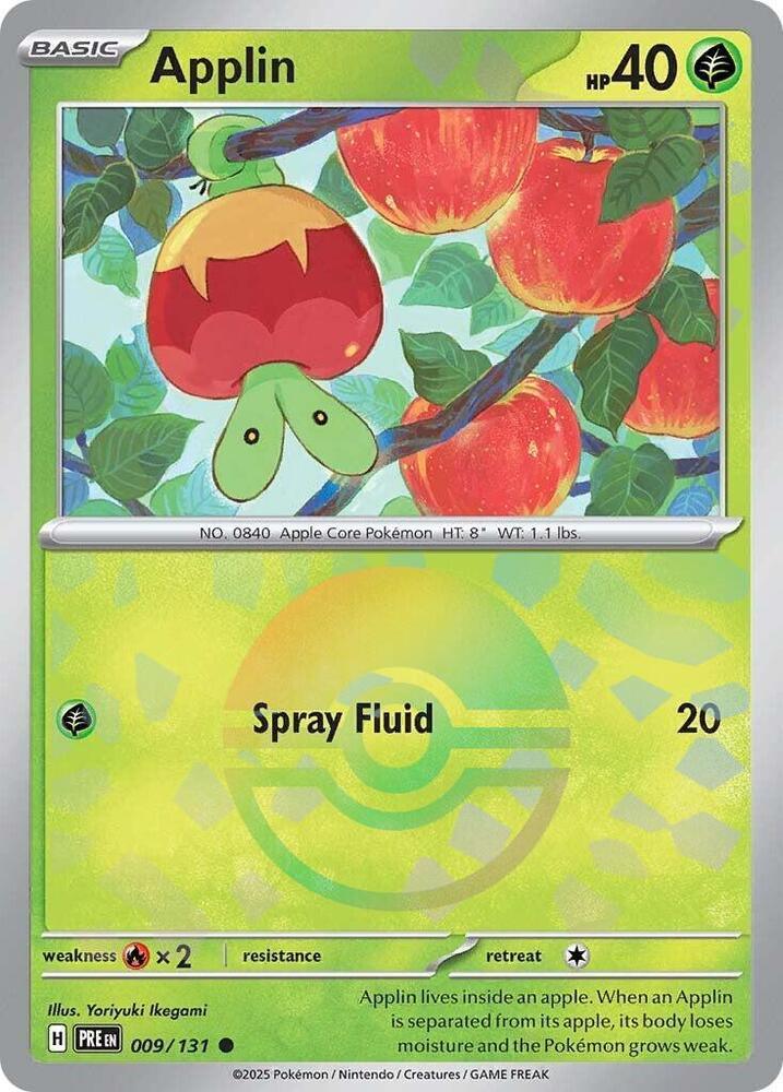 Applin (009/131) (Poke Ball Pattern) [Scarlet & Violet: Prismatic Evolutions] (Online Only)