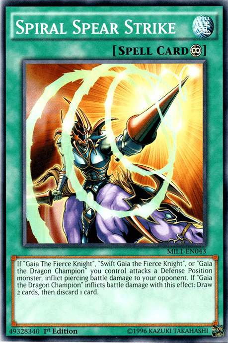 Spiral Spear Strike [MIL1-EN043] Common (ONLINE ORDER ONLY)