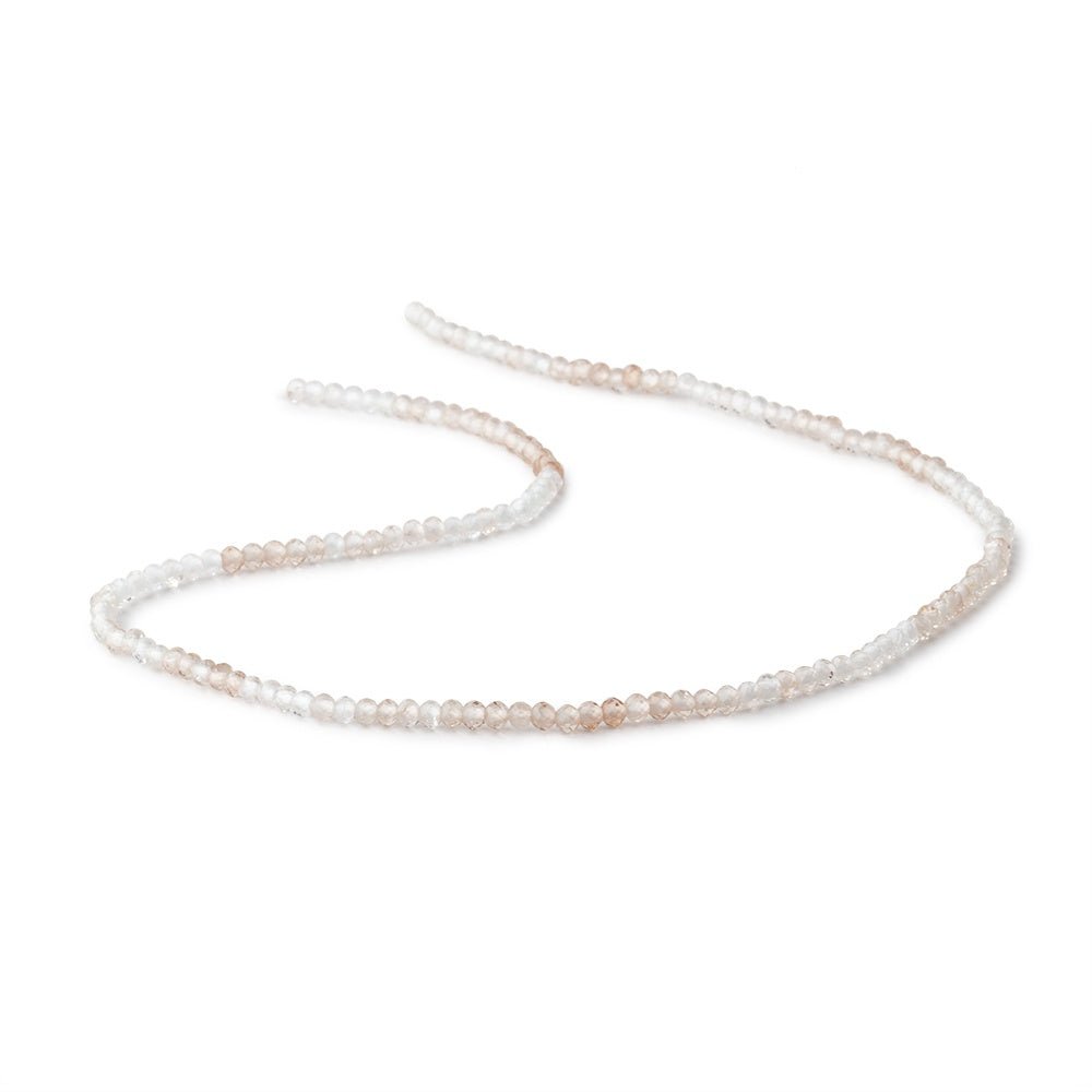 2.6mm Shaded Topaz Micro Faceted Rondelle Beads 13 inch 154 pieces AA (ONLINE ORDER ONLY)