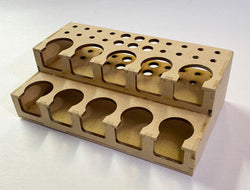 Paint Rack - 26mm Mini, For Vallejo and Army Painter Style Dropper Bottles (Online Order Only) (Online Order Only)