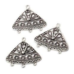26x28mm Sterling Silver Chandelier With 3 Drop Rings 1 piece (ONLINE ORDER ONLY)
