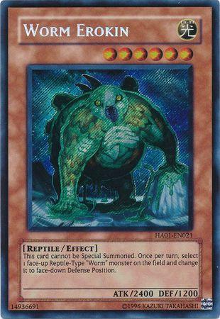 Worm Erokin [HA01-EN021] Secret Rare (ONLINE ORDER ONLY)