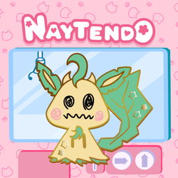 Pokemon: Mimikyu Leafeon Enamel Pin (ONLINE ORDER ONLY)