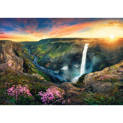 Trefl Red Háifoss Waterfall, Iceland 2000 Piece Puzzle (ONLINE ORDER ONLY)