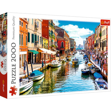 Trefl Red Murano Island, Venice 2000 Piece Puzzle