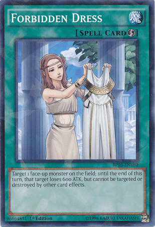 Forbidden Dress [BP03-EN180] Shatterfoil Rare (ONLINE ORDER ONLY)