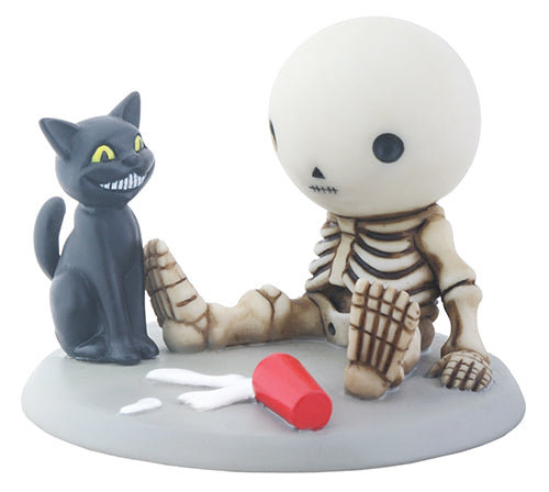 Lucky Bones Spilled Milk with Black Cat Figurine (ONLINE ORDER ONLY)