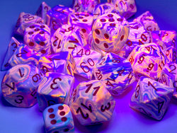 Festive Polyhedral Pop Art w/red Limited Edition (7-Dice Set / 16mm Block / 12mm Block) (Online Only)