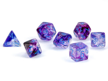 Nebula Nocturnal/blue Luminary 7-Dice/16mm/12mm/30mm/Ten10's (Online Only)