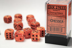 Chessex: D6 Vortex Dice set - 16MM (Online Order Only)