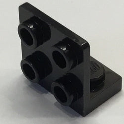 BRACKET 1×2-2×2 Inverted (#99207) – 25× Black – LEGO® Compatible – Pack of 25 (ONLINE ORDER ONLY)