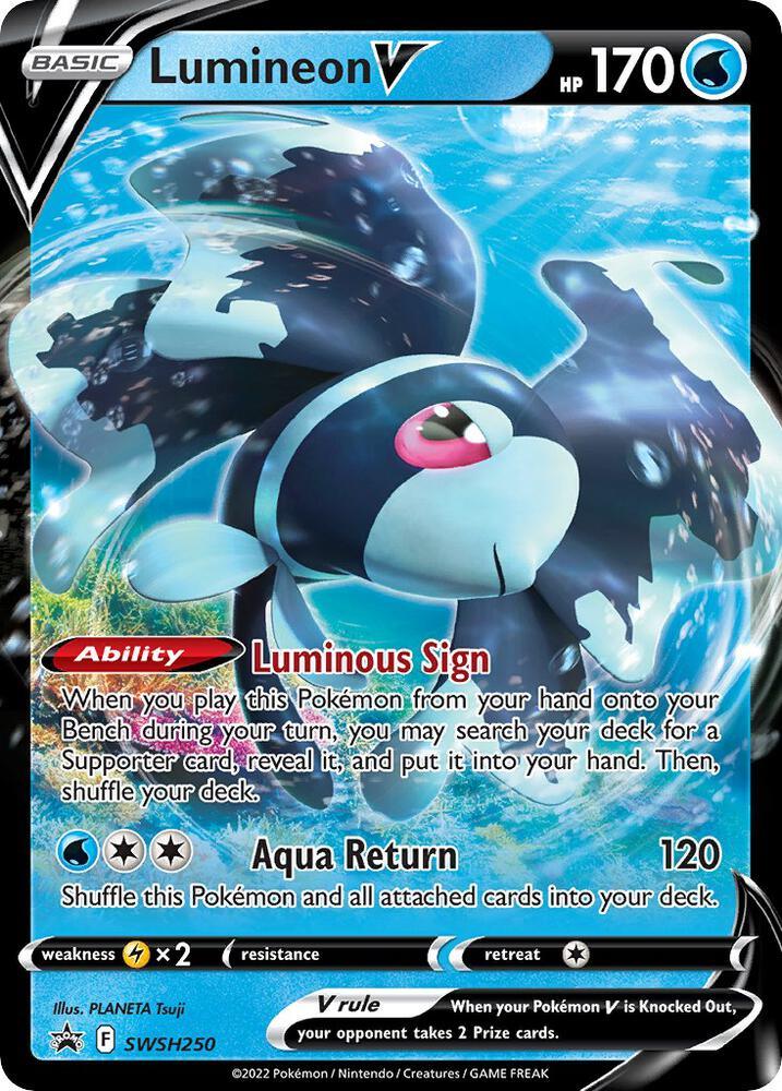 Lumineon V (SWSH250) [Sword & Shield: Black Star Promos] (Online Only)