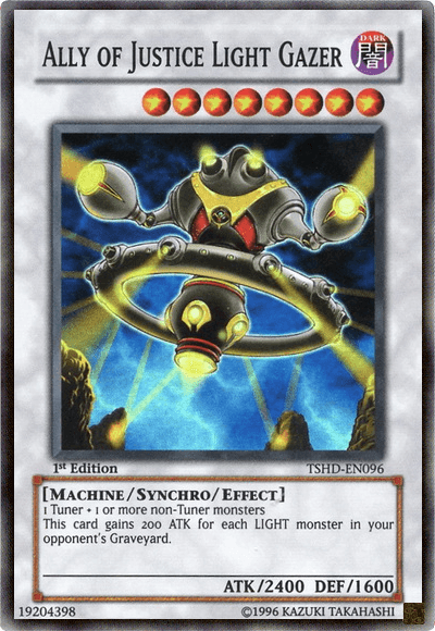 Ally of Justice Light Gazer [TSHD-EN096] Super Rare (ONLINE ORDER ONLY)