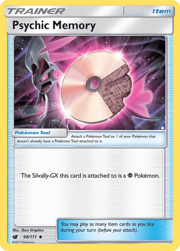 Psychic Memory (98/111) [Sun & Moon: Crimson Invasion] (Online Only)