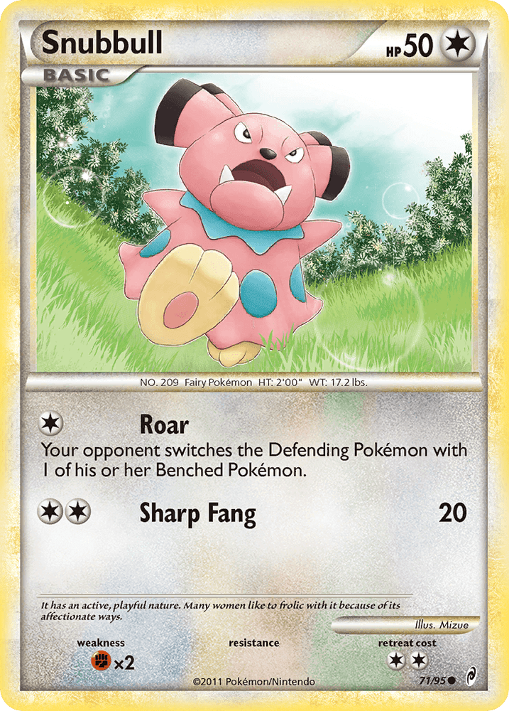 Snubbull (71/95) [HeartGold & SoulSilver: Call of Legends] (Online Only)