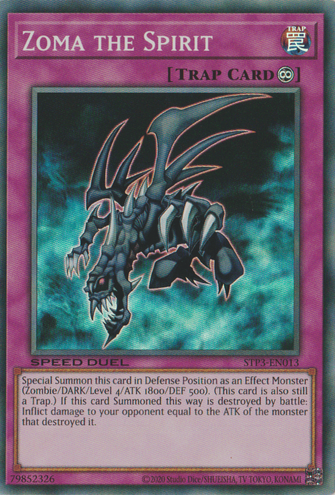 Zoma the Spirit [STP3-EN013] Super Rare (ONLINE ORDER ONLY)