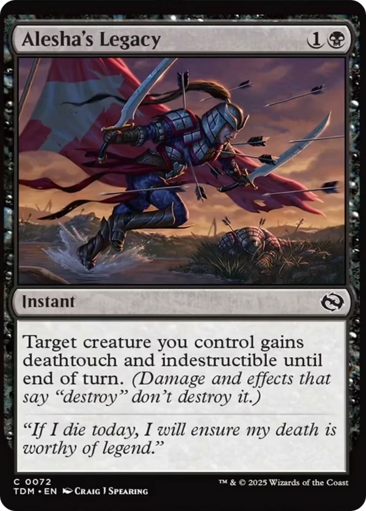 Alesha's Legacy [Tarkir: Dragonstorm]