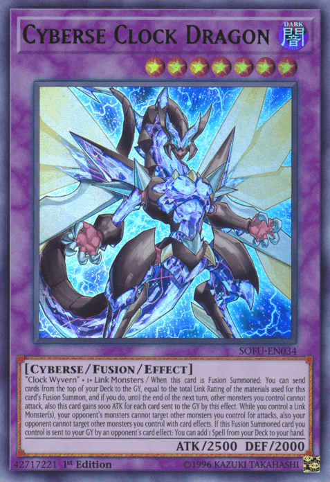 Cyberse Clock Dragon [SOFU-EN034] Ultra Rare (ONLINE ORDER ONLY)