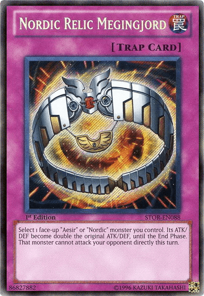 Nordic Relic Megingjord [STOR-EN088] Secret Rare (ONLINE ORDER ONLY)