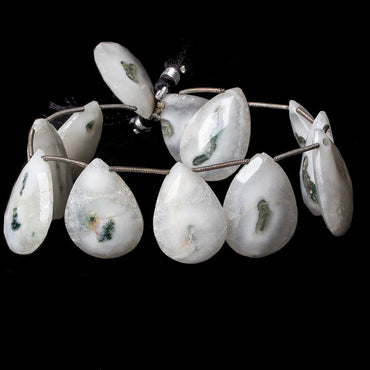 27x18-29x20mm Peacock Solar Quartz faceted pear beads 9 inch 12 pieces (ONLINE ORDER ONLY)