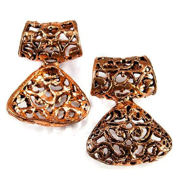 27x21x7mm Copper Slider - Focal Piece *DISCONTINUED* (ONLINE ORDER ONLY)