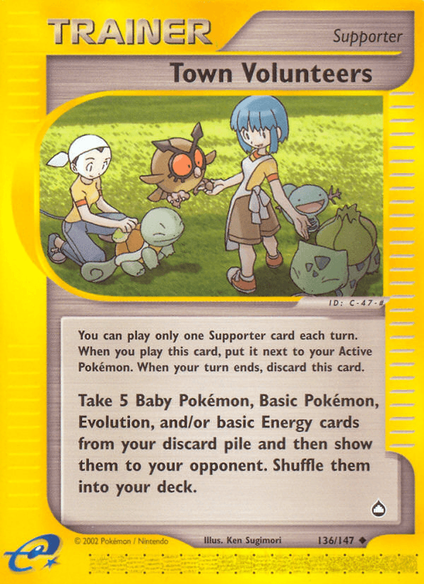 Town Volunteers (136/147) [Aquapolis] (Online Only)