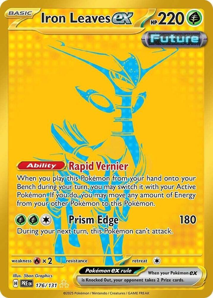 Iron Leaves ex (176/131) [Scarlet & Violet: Prismatic Evolutions] (Online Only)