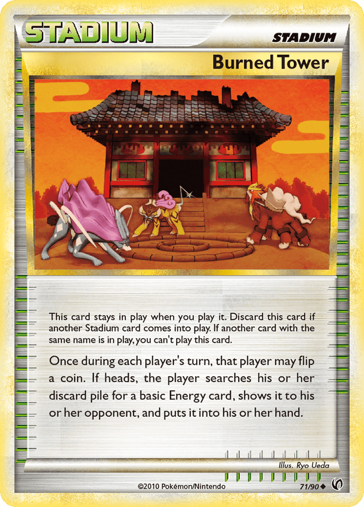 Burned Tower (71/90) [HeartGold & SoulSilver: Undaunted] (Online Only)