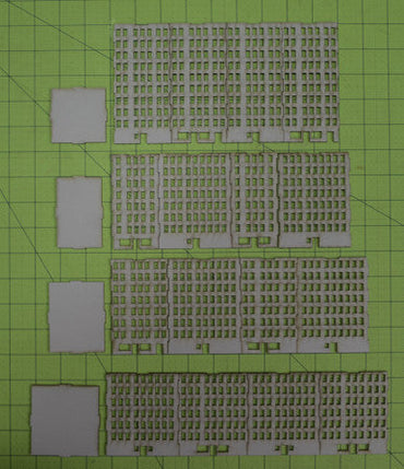 6mm Tall City Buildings (Matboard) - 285CSS055 (Online Order Only)