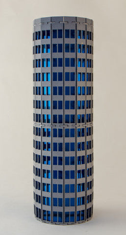 6mm Modern / Future Round City Building 285CSS053 (Online Order Only)