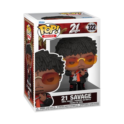 21 Savage Funko Pop! Vinyl Figure #322 (ONLINE ORDER ONLY)