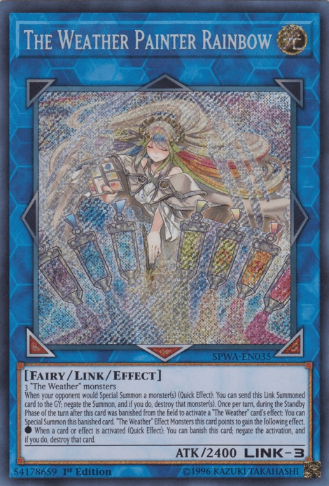 The Weather Painter Rainbow [SPWA-EN035] Secret Rare (ONLINE ORDER ONLY)