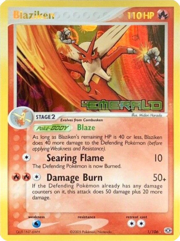 Blaziken (1/106) (Stamped) [EX: Emerald] (Online Only)
